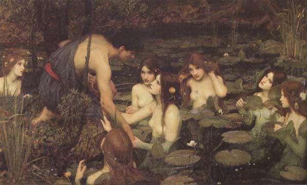 John William Waterhouse Hylas and the Nymphs (mk41) Spain oil painting art